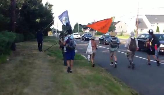99MileMarch-Day5-walkin